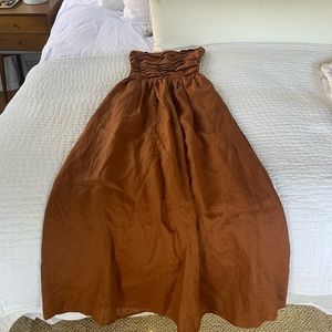 DISSH Lexi Linen Strapless Dress